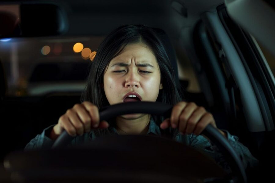 conducente stanco al volante in Svizzera